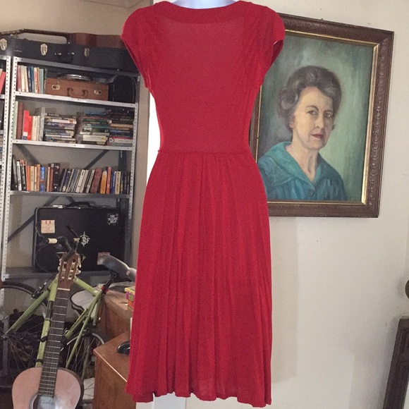 Red Deletta Dress - Picture 3 of 4
